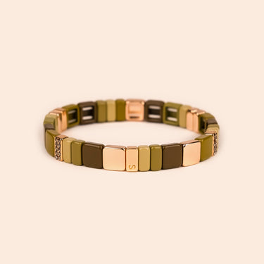 Bracelet Hubba Strass Fauve