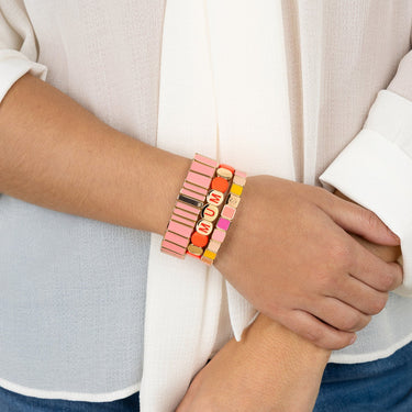 BRACELET CARRE Serti Palm Spring