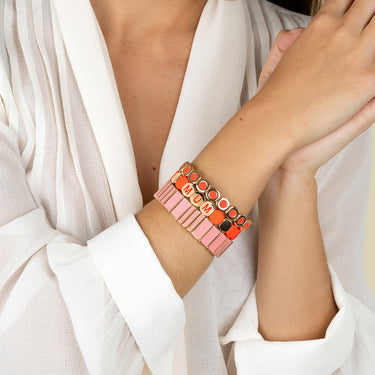 BRACELET HUBBA Maxi Serti Pastèque