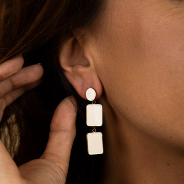 BOUCLES D'OREILLES Les Audacieuses Beige