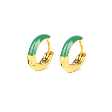 BOUCLES D'OREILLES Les Attachantes Menthe