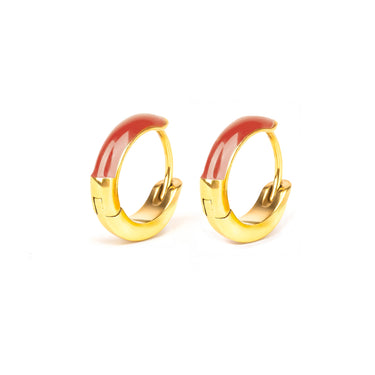 BOUCLES D'OREILLES Les Attachantes Rouge