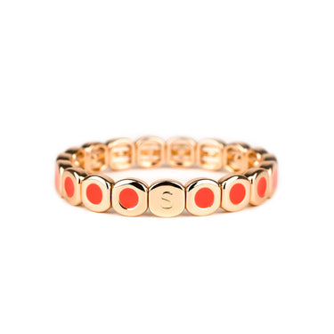 BRACELET COLORFUL Goutte Orange Pepsi