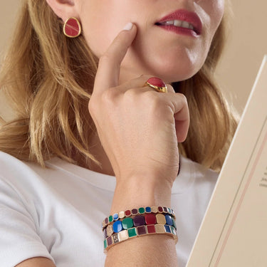 Bracelet Carre Serti Quartier Latin