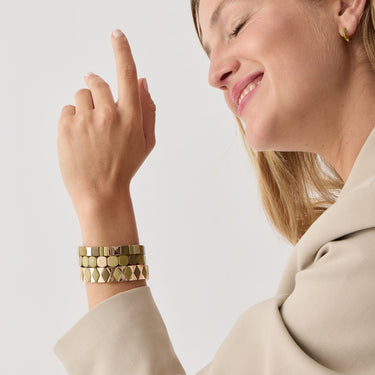 Bracelet Losange Fauve