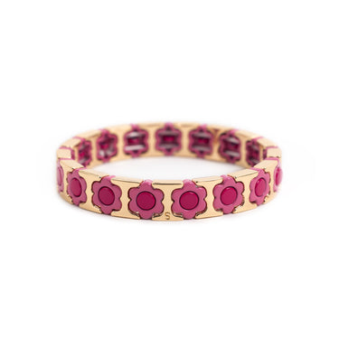 BRACELET COACHELLA Rose Fushia & Pourpre