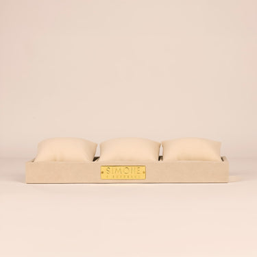 Présentoir 3 coussins velours