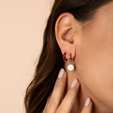 BOUCLES D'OREILLES Les Raffinées Beige