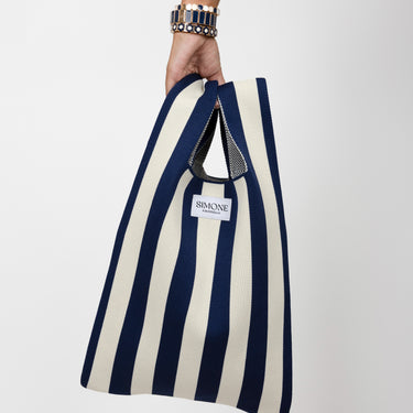 Sac bayadère Beige Encre