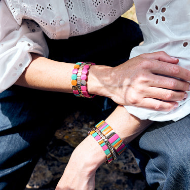 BRACELET COLORFUL Rose Fushia